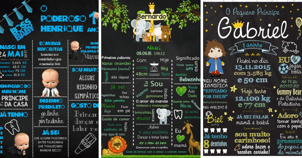 Como fazer Quadro Chalkboard para o Bebê Como fazer Quadro Chalkboard para o Bebê Como fazer Quadro Chalkboard para o Bebê