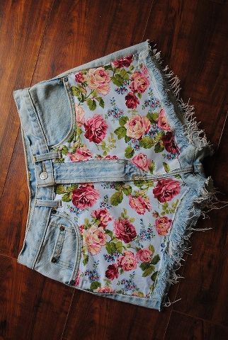 DIY Transformação Shorts tecido 1