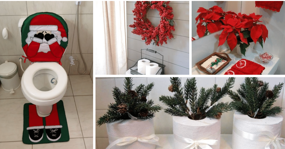 Decorar o Banheiro para o Natal