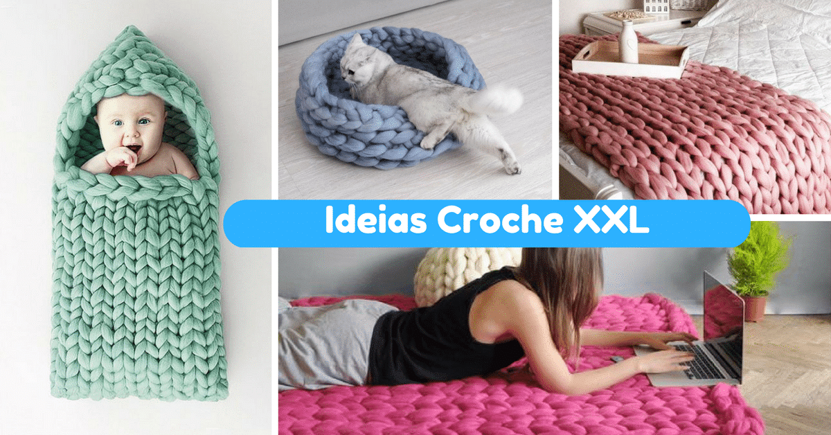 Ideias maravilhosas para fazer Croché XXL Ideias maravilhosas para fazer Croché XXL Ideias Crochê XXL