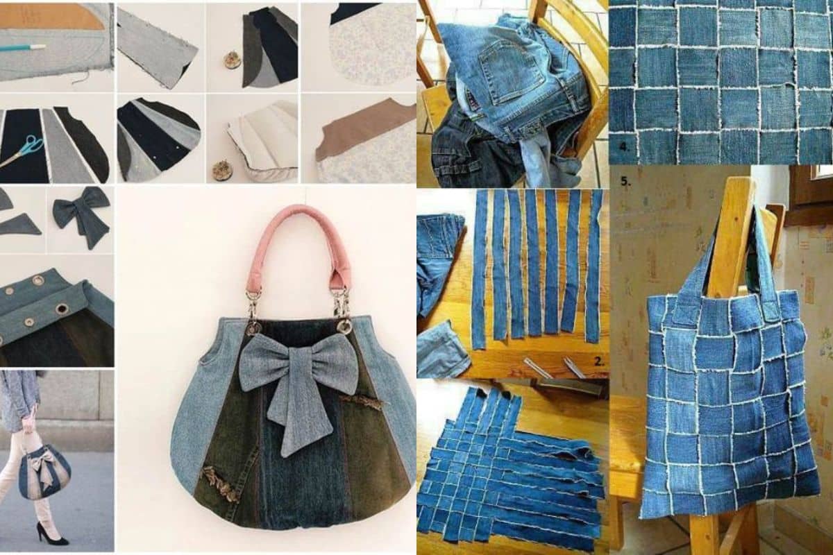 Ideias de Tutoriais para Bolsas DIY