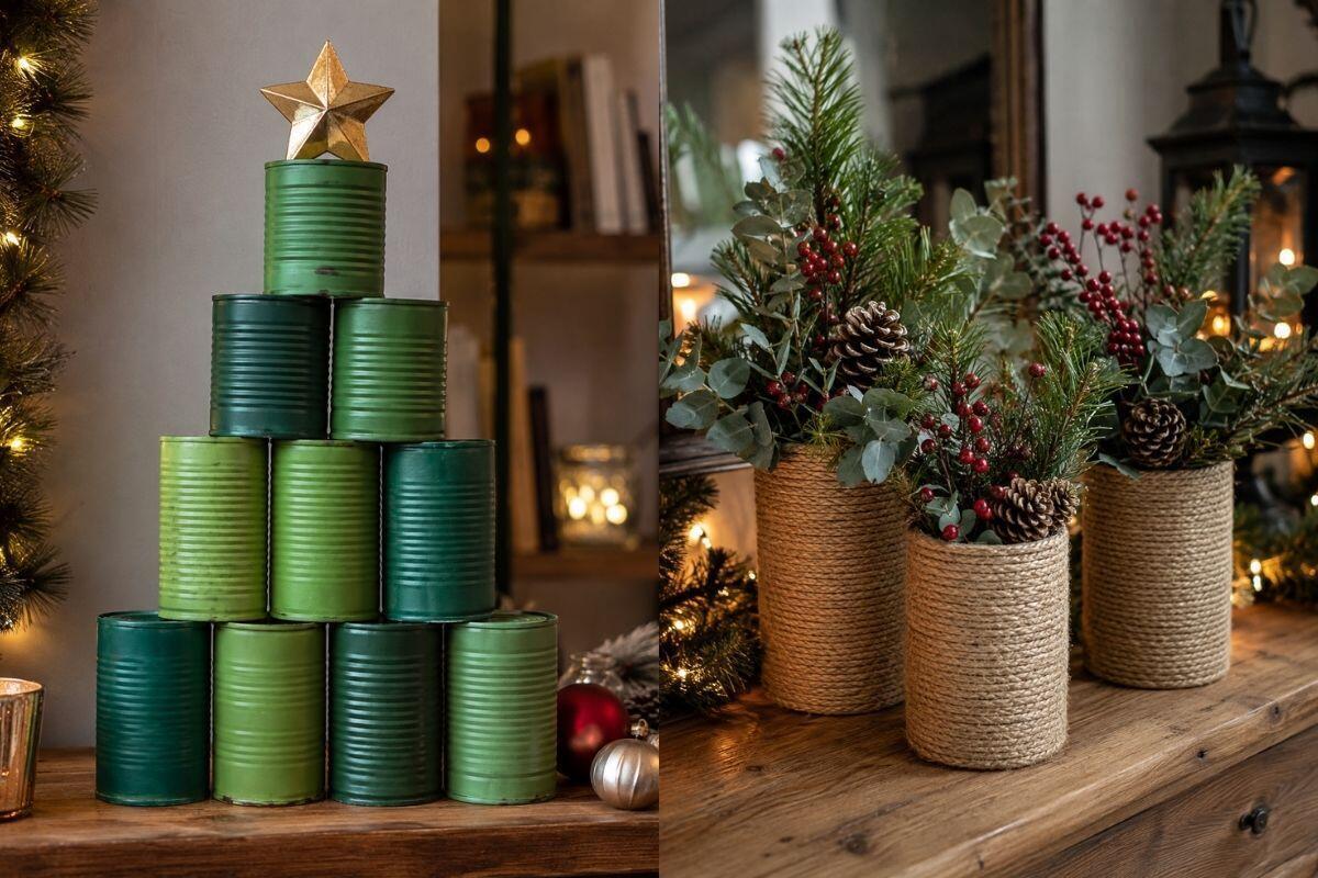 Ideias para Decorar o Natal com Latas: Projetos Criativos, Económicos e Fáceis Ideias para Decorar o Natal com Latas: Projetos Criativos, Económicos e Fáceis Ideias para Decorar o Natal com Latas
