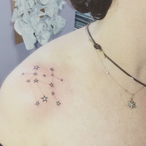 Tatuagens de Signos gemeos constelaçao