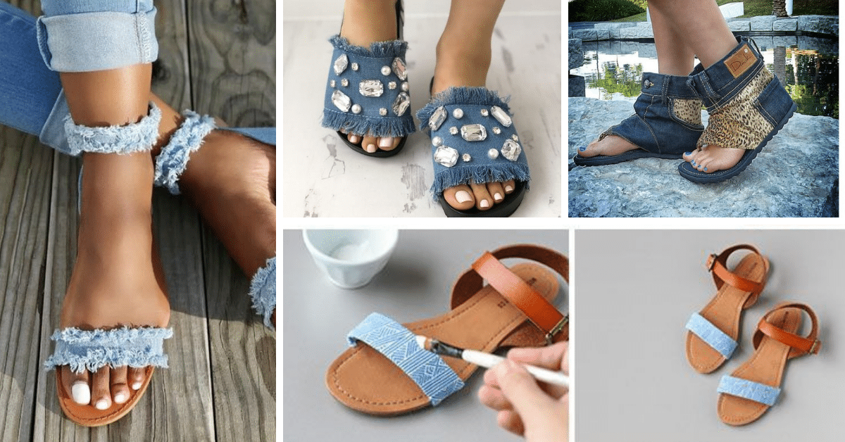 Transformar Jeans em Sandálias