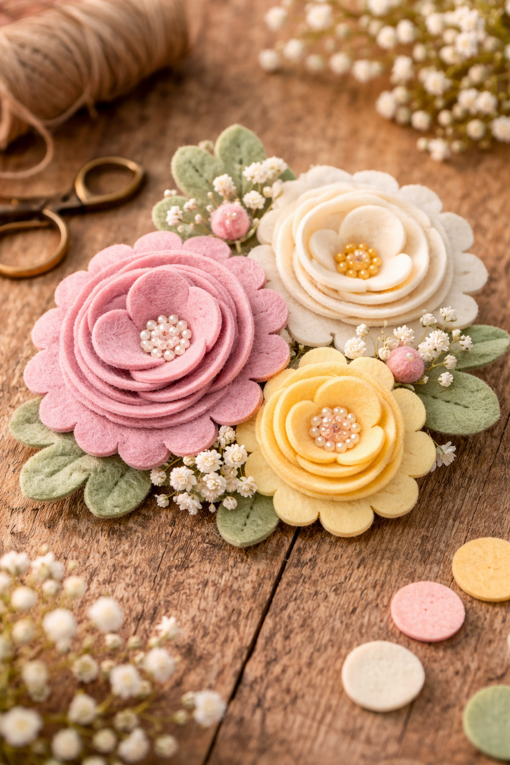 Arranjo de Flores de Feltro para o Dia das Mães com Charme Arranjo de Flores de Feltro para o Dia das Mães com Charme arranjo de flores de feltro para o dia das maes 1