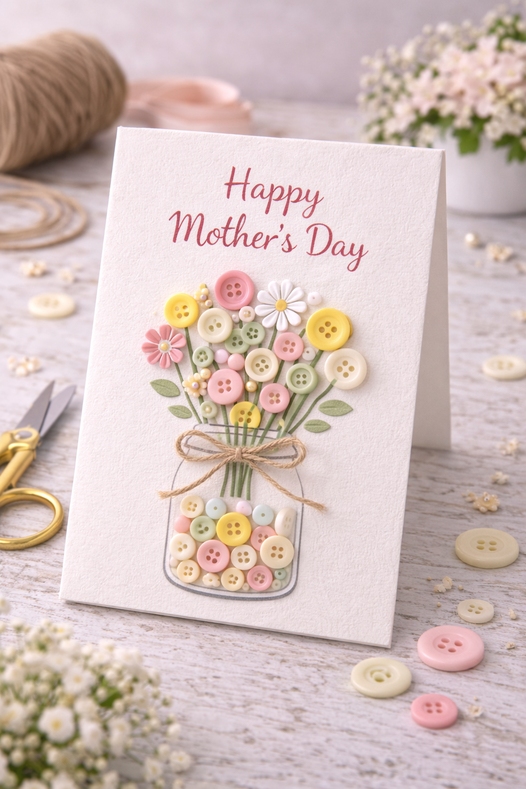 Artesanato com Botões para Dia das Mães: ideias criativas, económicas e cheias de significado Artesanato com Botões para Dia das Mães: ideias criativas, económicas e cheias de significado artesanato com botoes para dia das maes 2