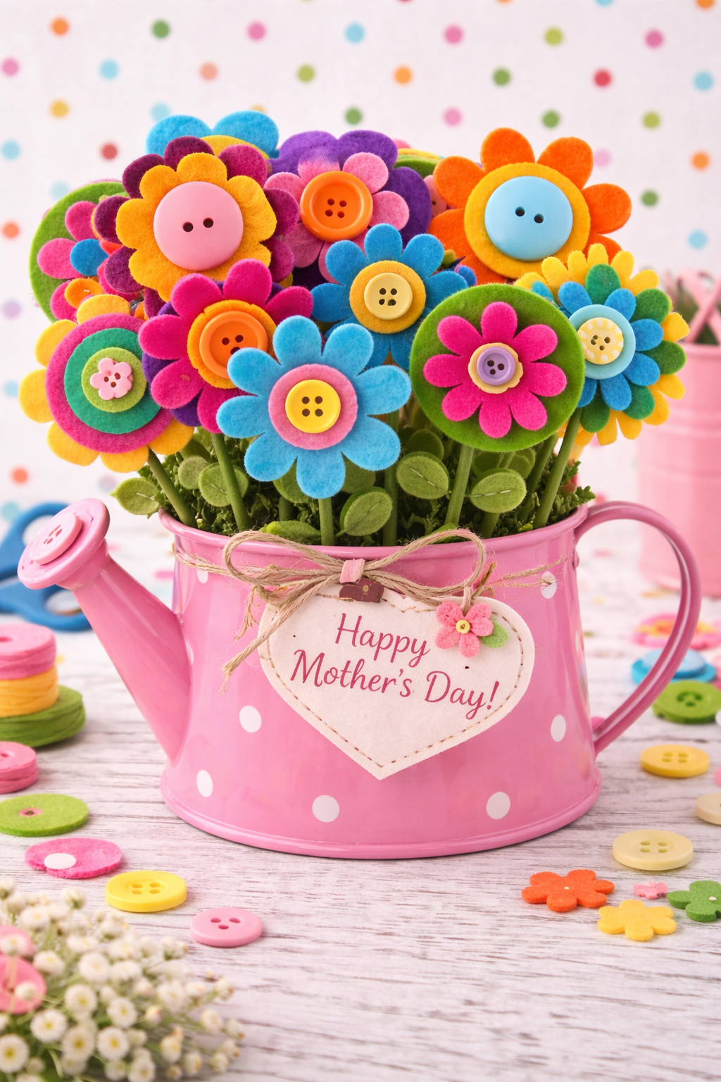 Artesanato com Botões para Dia das Mães: ideias criativas, económicas e cheias de significado Artesanato com Botões para Dia das Mães: ideias criativas, económicas e cheias de significado artesanato com botoes para dia das maes 6