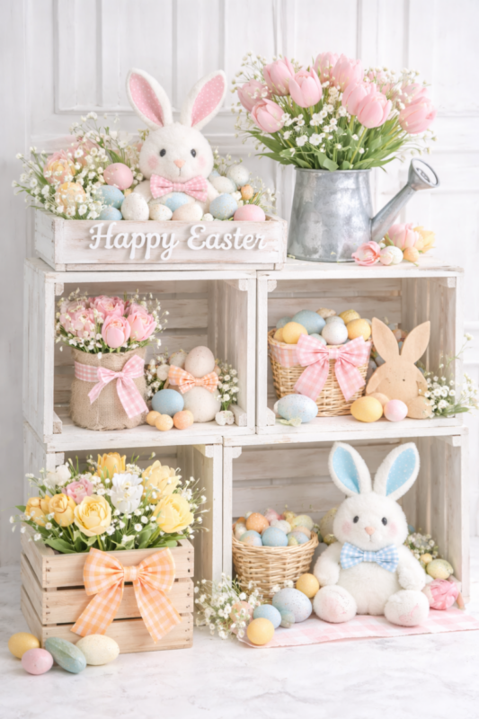 Artesanato de Páscoa com Coelhos: ideias criativas, fáceis e encantadoras para decorar sua casa artesanato de pascoa com coelhos 8 scaled