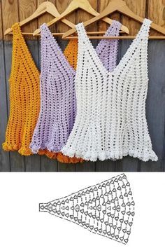 blusa de crochet com graficos 5