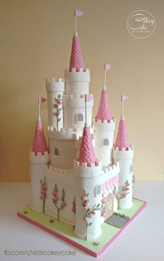 bolo decorado castelo