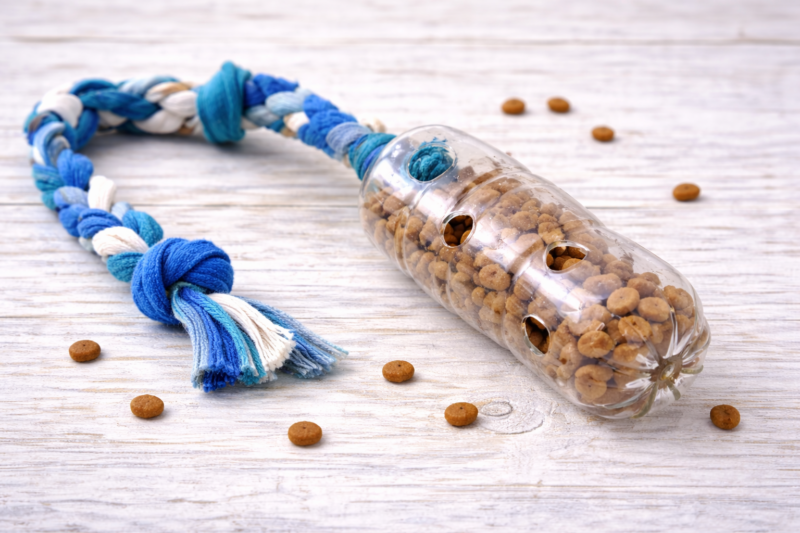 Brinquedos Reciclados para Pet: ideias criativas, baratas e sustentáveis que o seu animal vai adorar brinquedos reciclados para pet ideias 7