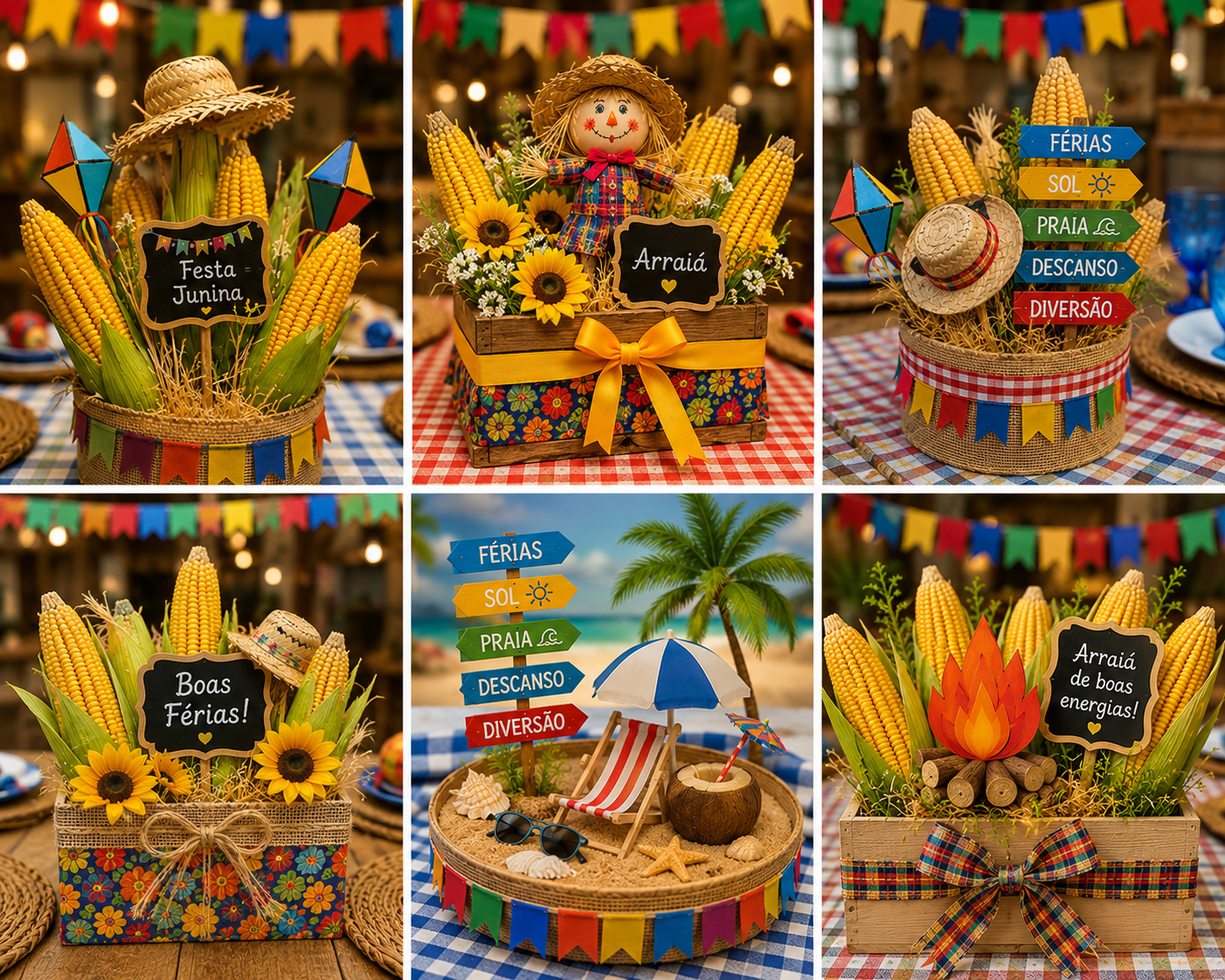 Centros de mesa para Festa Junina com milho Ideas Centros de mesa para Festa Junina com milho Ideas centros de mesa para festa junina com milho ideas 3