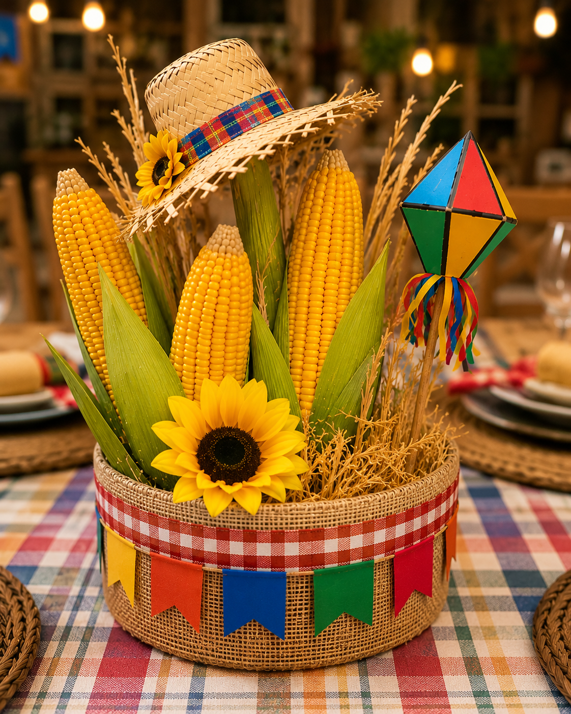 Centros de mesa para Festa Junina com milho Ideas Centros de mesa para Festa Junina com milho Ideas centros de mesa para festa junina com milho ideas 4