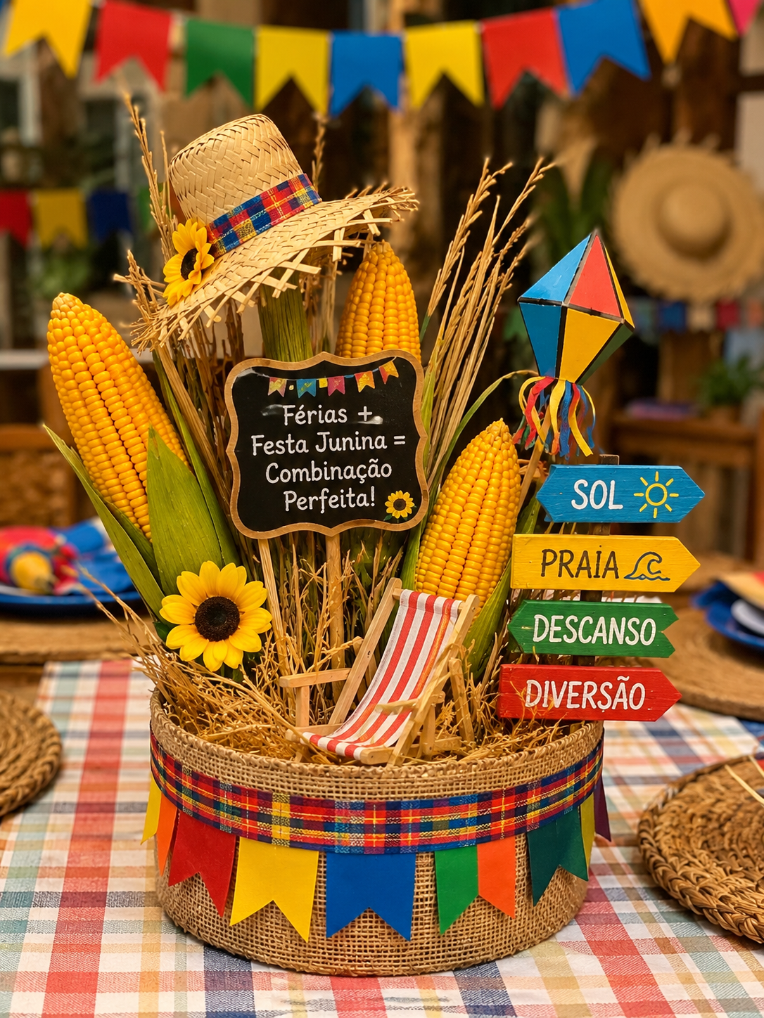 Centros de mesa para Festa Junina com milho Ideas Centros de mesa para Festa Junina com milho Ideas centros de mesa para festa junina com milho ideas 8 1