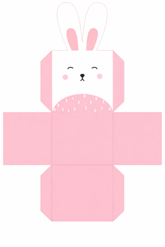 Cestinha de Papel em Forma de Coelho: Ideia Criativa e Fácil para a Páscoa cestinha de papel em forma de coelho 2 scaled