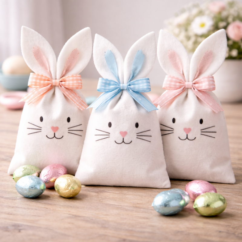 Como Fazer Sacolinha Porta-chocolates para Páscoa como fazer sacolinha porta chocolates para pascoa 1