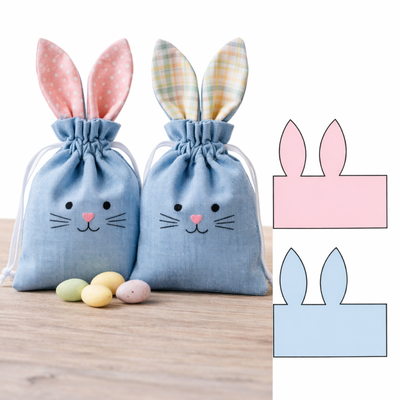 Como Fazer Sacolinha Porta-chocolates para Páscoa como fazer sacolinha porta chocolates para pascoa 7