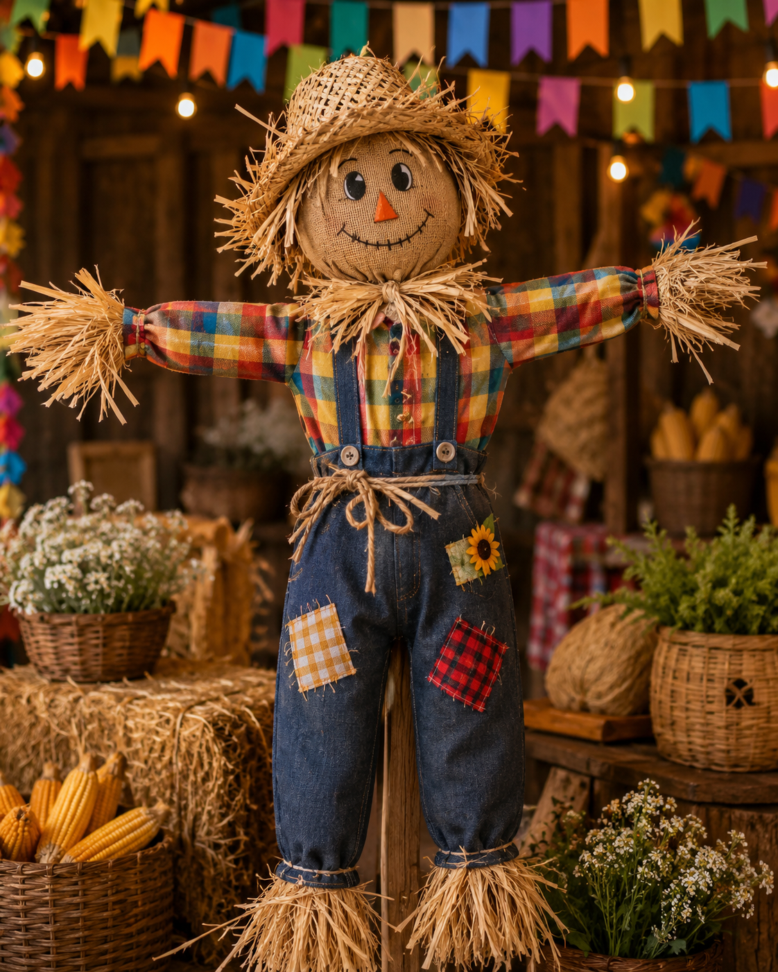 Como fazer um espantalho para a decoração de Festa Junina Como fazer um espantalho para a decoração de Festa Junina como fazer um espantalho para a decoracao de festa junina 2