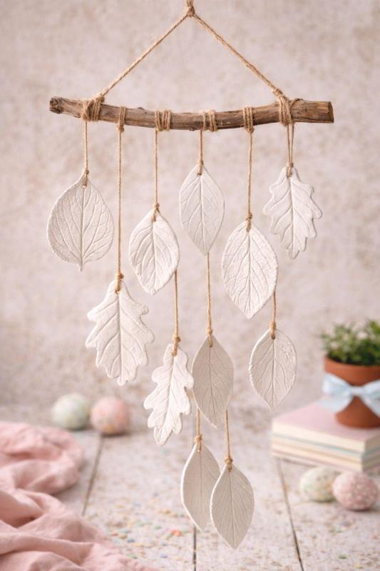 Como Fazer um Móbile com Folhas de Argila: Guia Criativo Passo a Passo para uma Decoração Natural e Sofisticada como fazer um mobile com folhas de argila