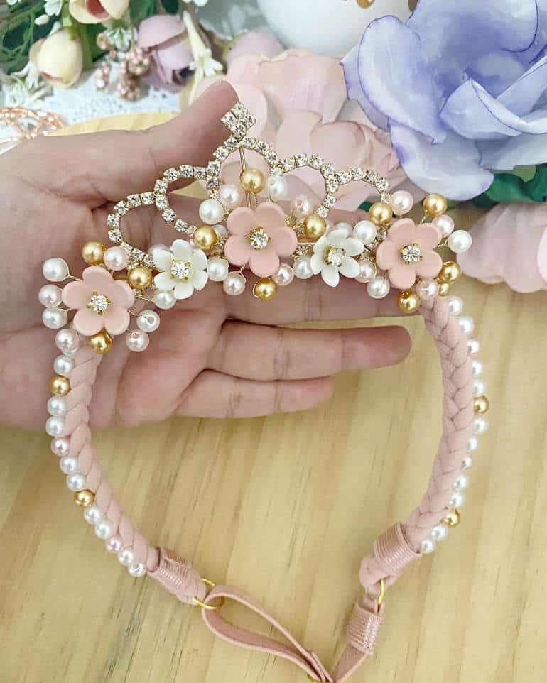 como usar tiara de perola 1