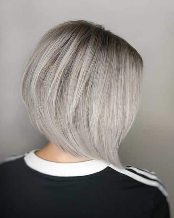 corte para cabelos cabelo grisalho ou branco 5