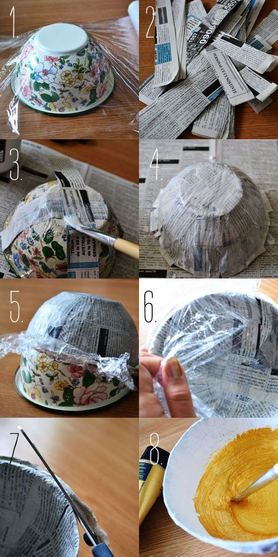 crie pratos decorativos de papel guia passo a passo