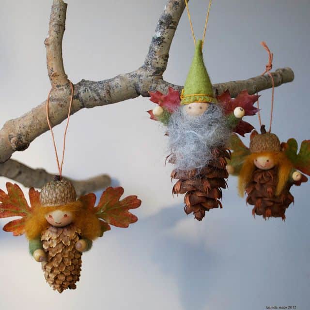 decoraçao natal duendes pinhas