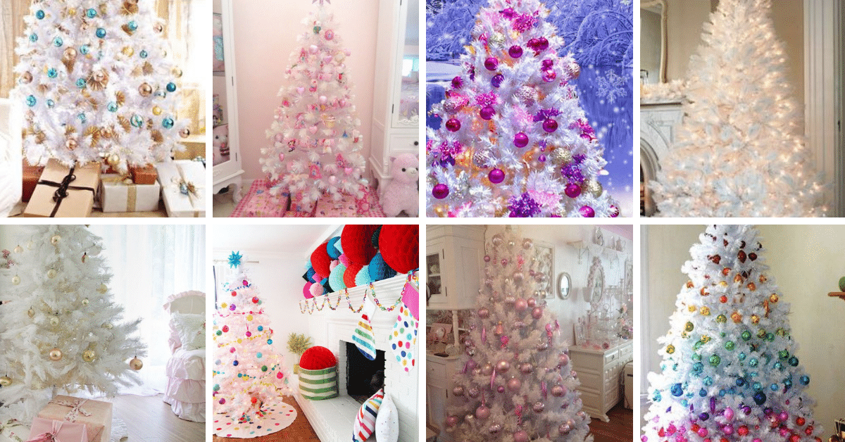 20 Ideias De Árvores De Natal Brancas