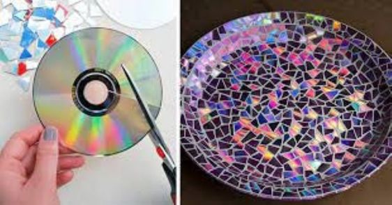 decoracao criativa com cds velhos 9