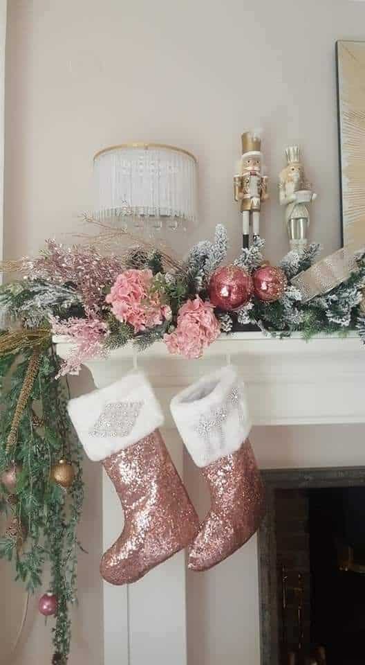 decoracao de natal rosa 4