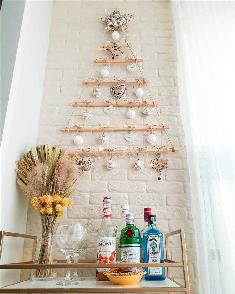 decoracao de natal simples para parede 1