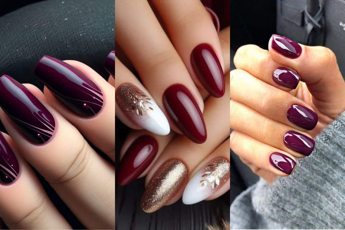 decoracao de unhas cor de vinho 10