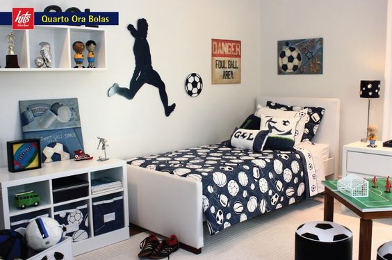 decoracao quarto infantil futebol 4