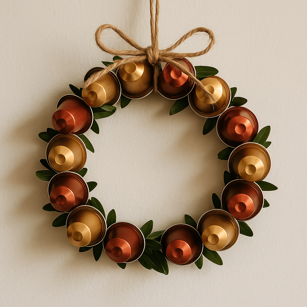 decoracoes de natal com capsulas de cafe 6