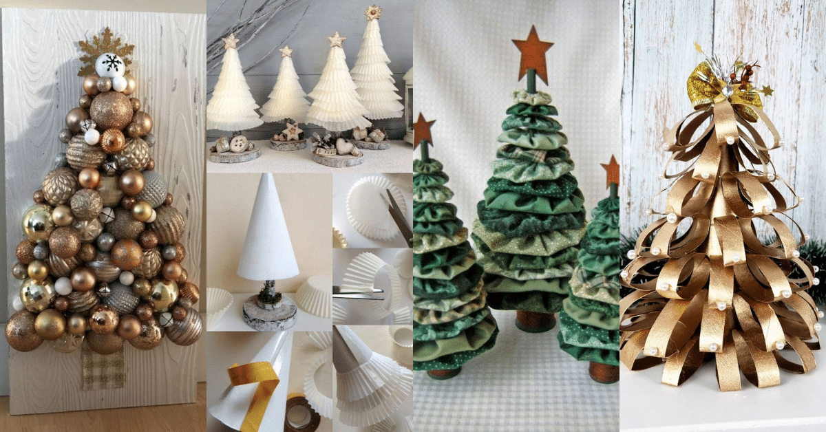 DIY Mini árvores De Natal Originais E Criativas