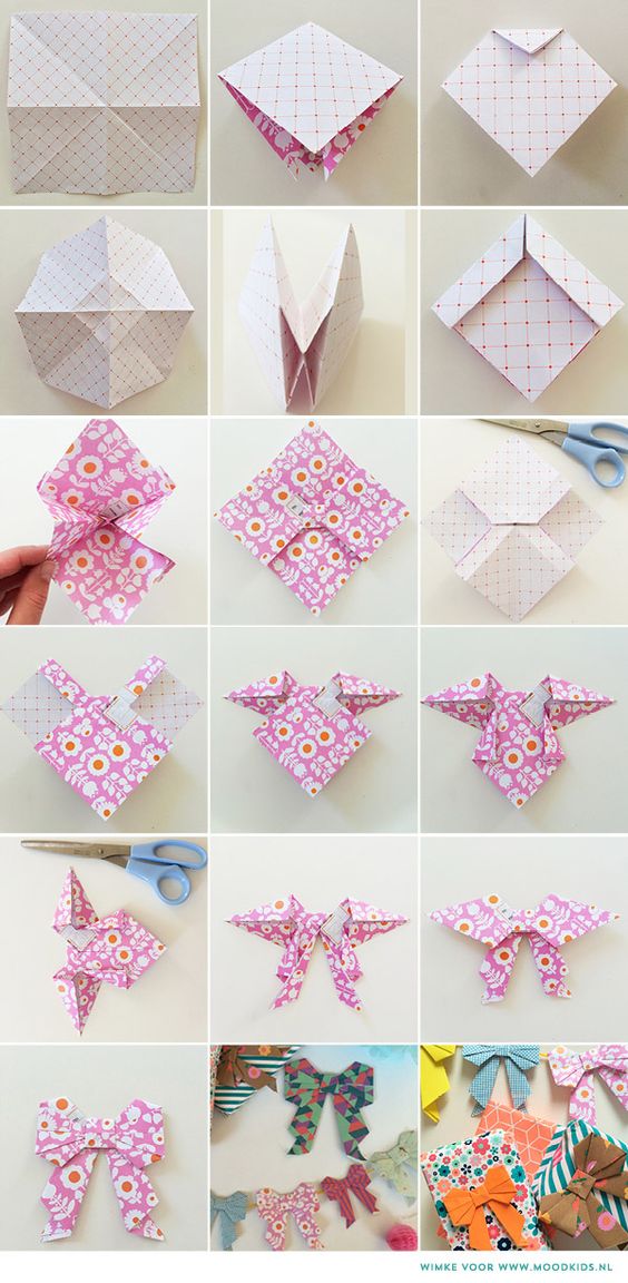 diy origami laço