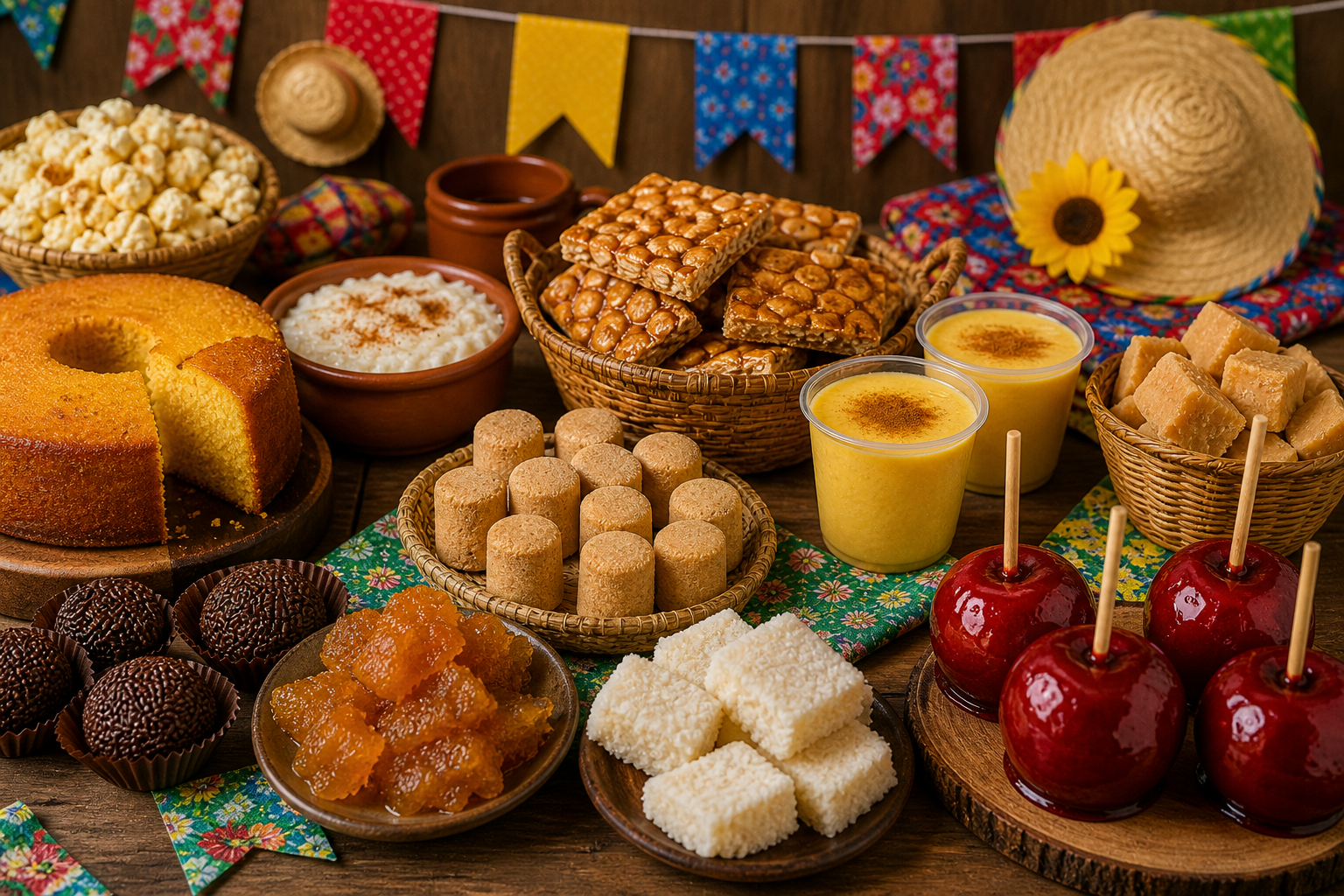 Doces para Festa Junina: ideias tradicionais, fáceis e irresistíveis para adoçar o arraiá Doces para Festa Junina: ideias tradicionais, fáceis e irresistíveis para adoçar o arraiá doces para festa junina ideias