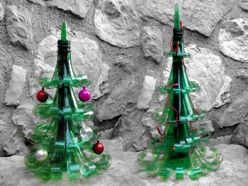 enfeite de natal com garrafa pet 4