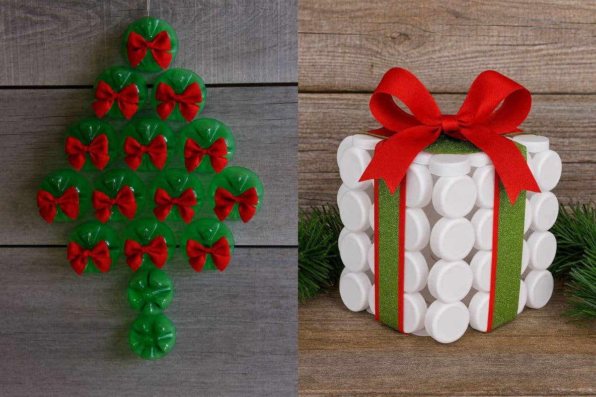 enfeite de natal com garrafa pet 6