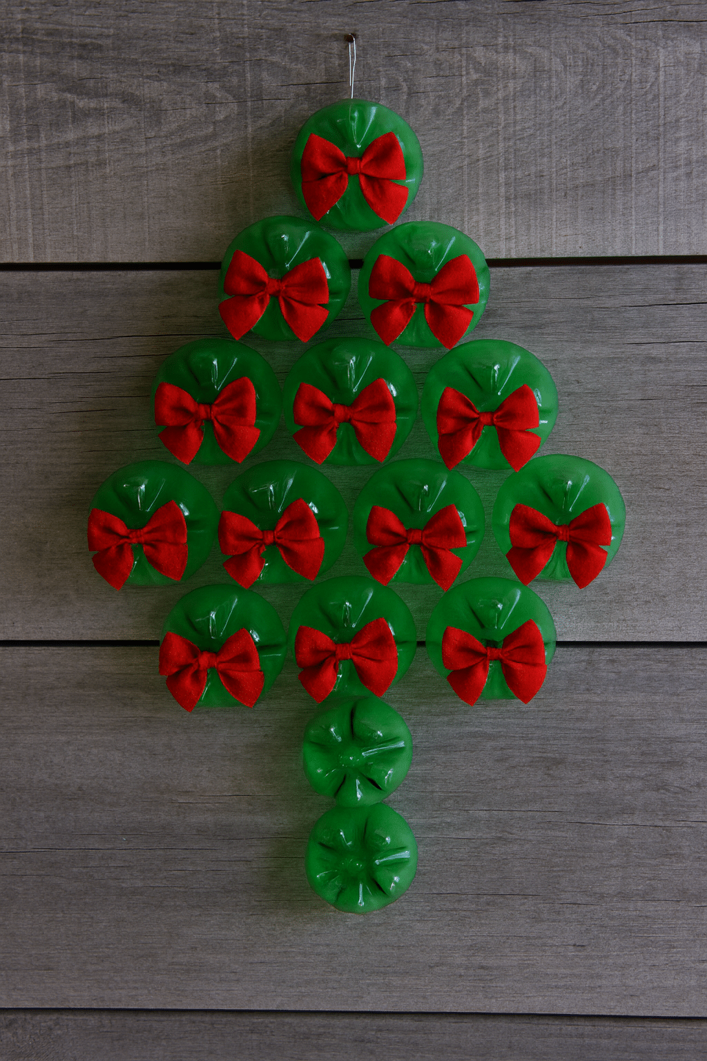 enfeite de natal com garrafa pet 6