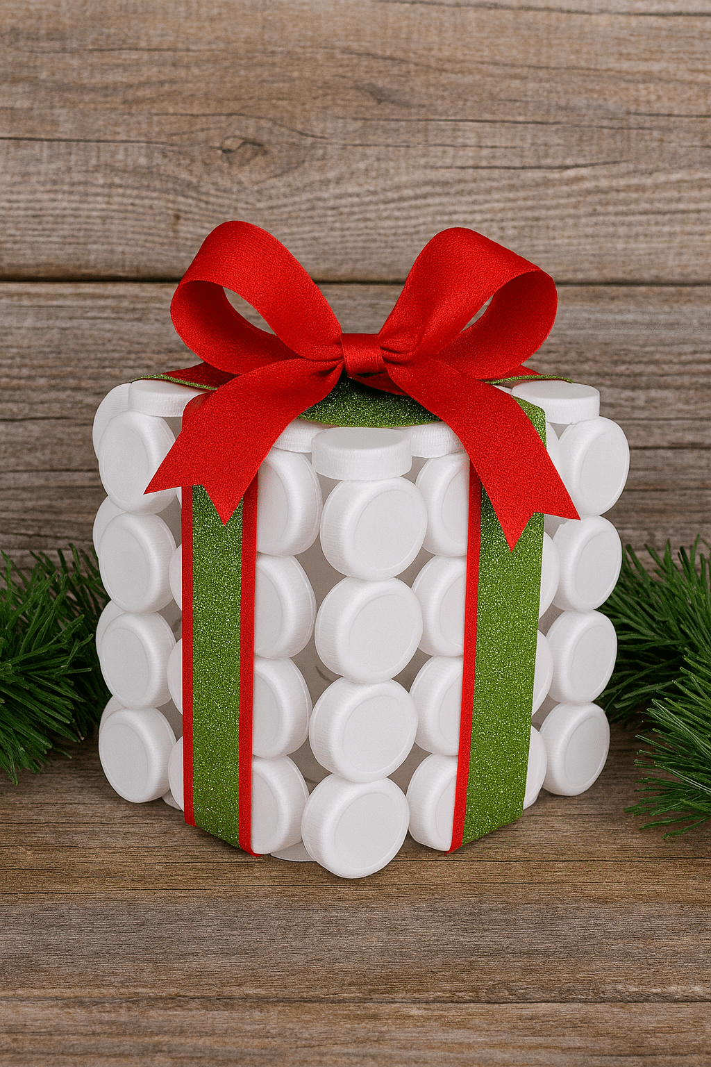 enfeite de natal com garrafa pet 7