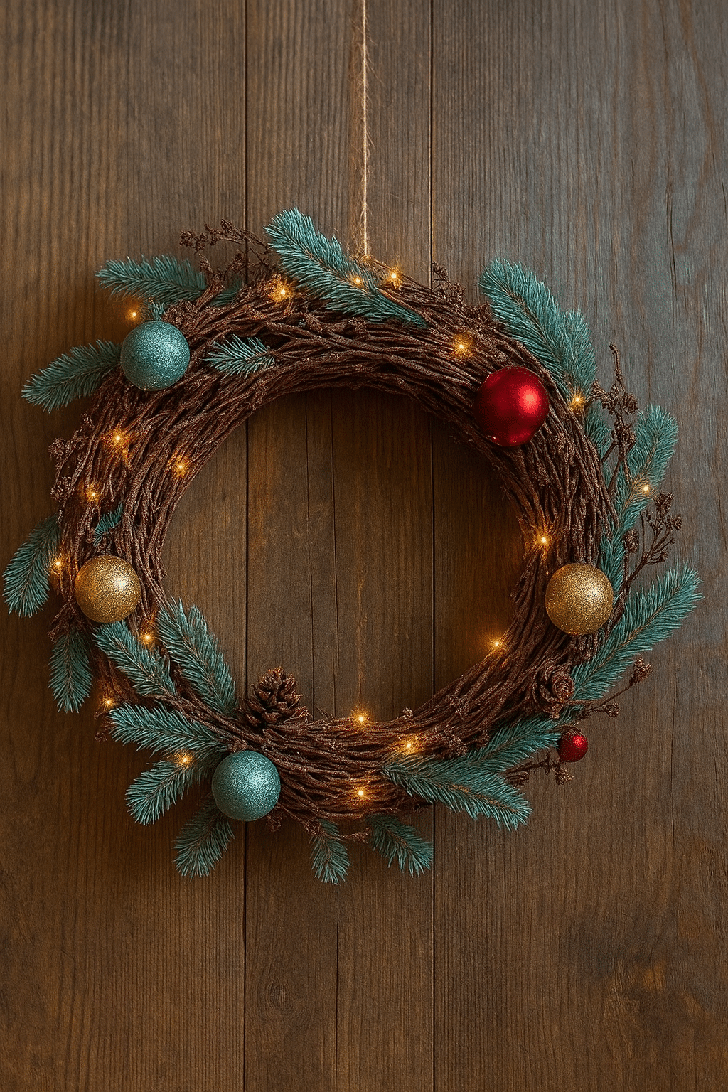 enfeite de natal para porta 5