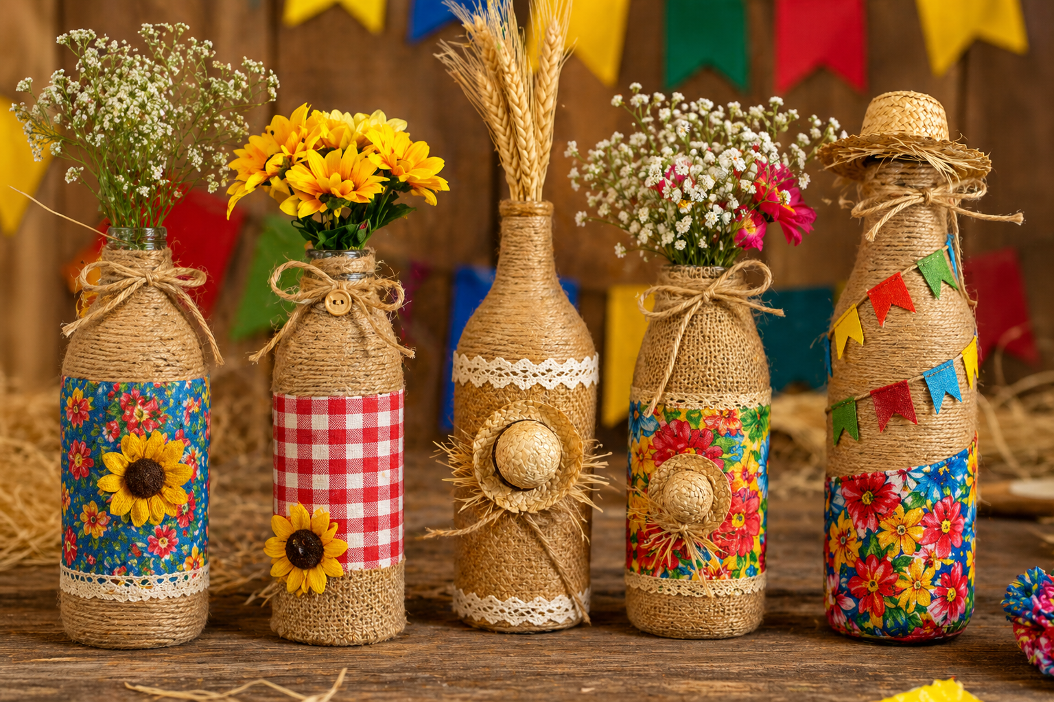 Garrafas Decoradas para Festa Junina: Ideias Criativas, Baratas e Lindas para Transformar a Decoração Garrafas Decoradas para Festa Junina: Ideias Criativas, Baratas e Lindas para Transformar a Decoração garrafas decoradas para festa junina 5