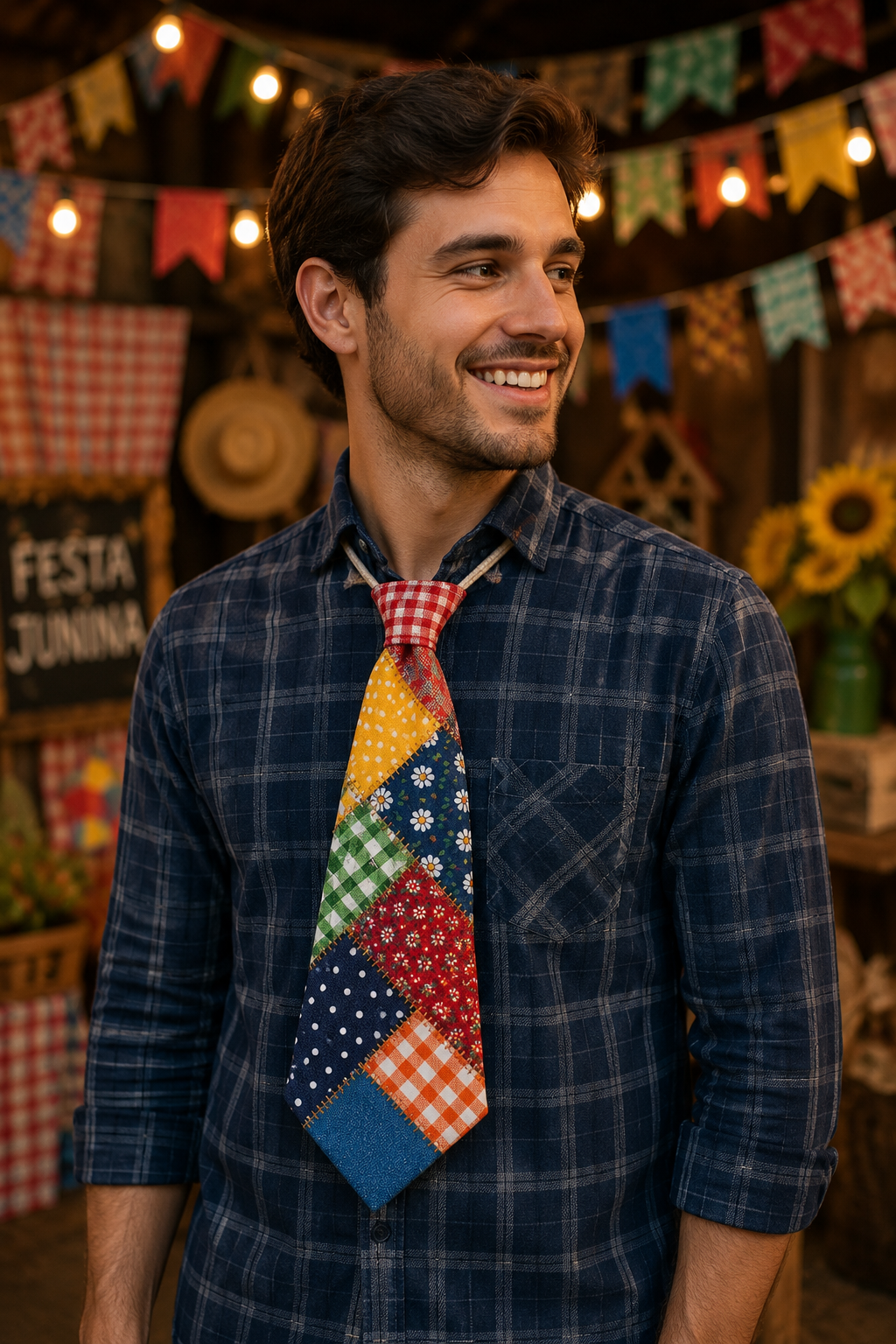 Gravata de Retalhos - Essencial para Festa Junina! Gravata de Retalhos - Essencial para Festa Junina! gravata de retalhos festa junina 9