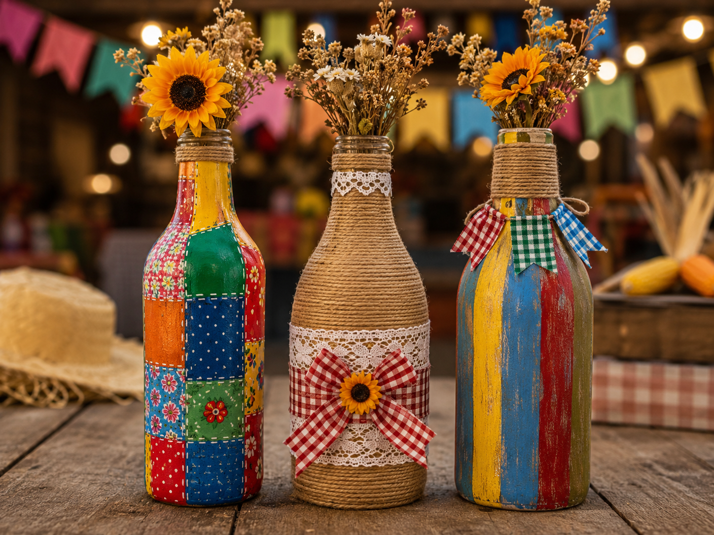 Ideias com Reciclagem para Festa Junina: Decoração Criativa, Barata e Sustentável Ideias com Reciclagem para Festa Junina: Decoração Criativa, Barata e Sustentável ideias com reciclagem para festa junina 5