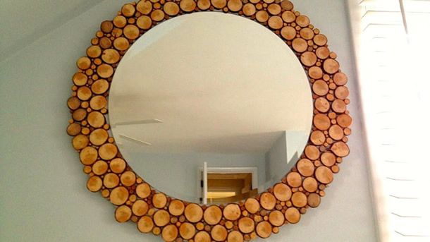 ideias criativas para fazer molduras de espelhos 8