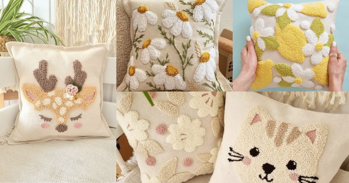 ideias de almofadas decoradas com o bordado russo