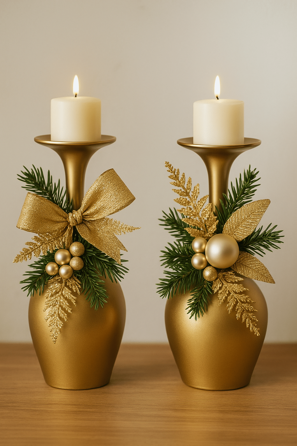 ideias de arranjo de velas para o natal 2