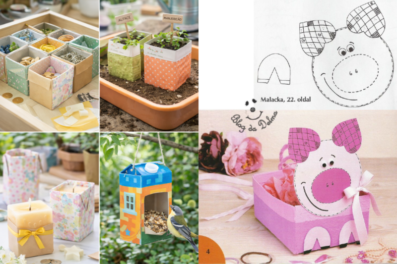 Ideias de Reciclagem de Caixa de Leite: Criatividade Sustentável ideias de reciclagem de caixa de leite