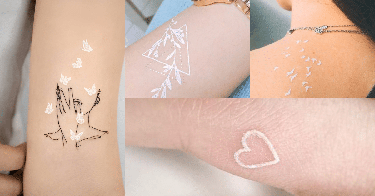 ideias de tatuagem branca